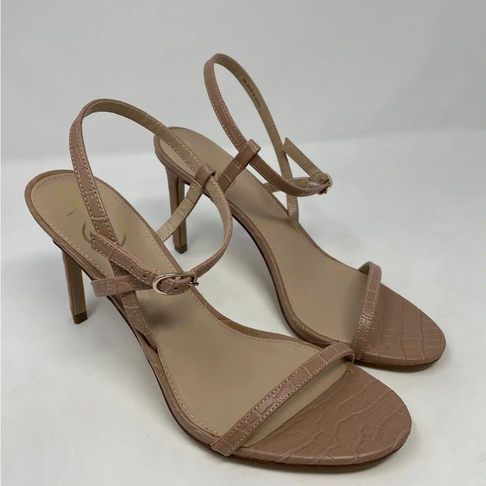 Sam Edelman Doran Heel Sandals in Maple Croco - NWT - Picture 3 of 12